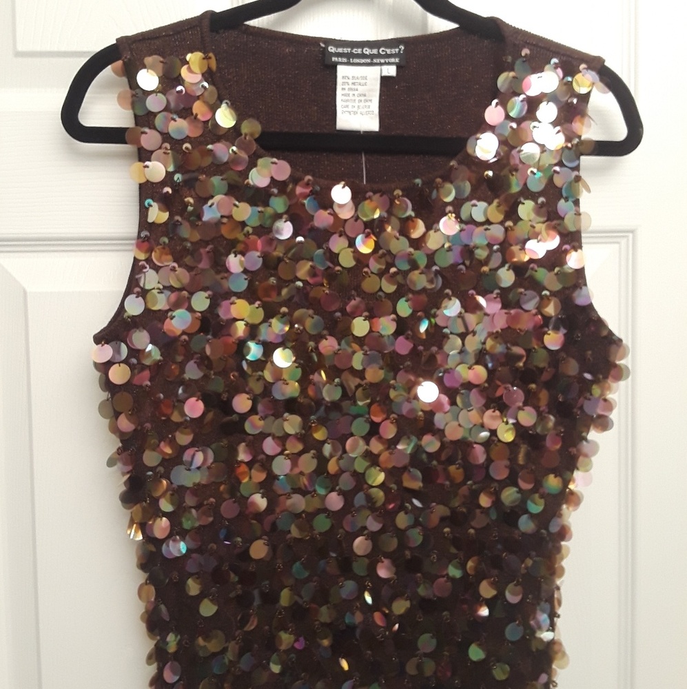 NWT Sequin Top
